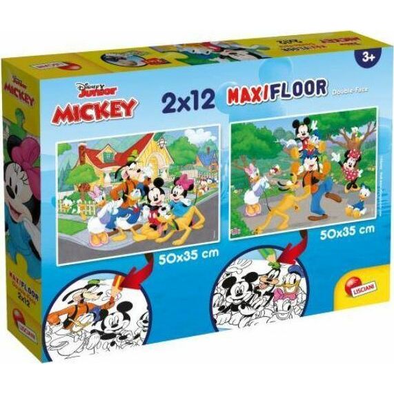 Lisciani Puzzle Supermaxi 2x12 Mikki |