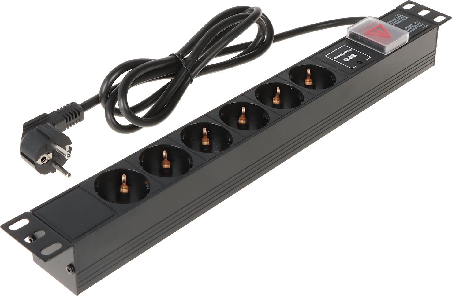 Zasilająca 19" 1U 6x o Schuko