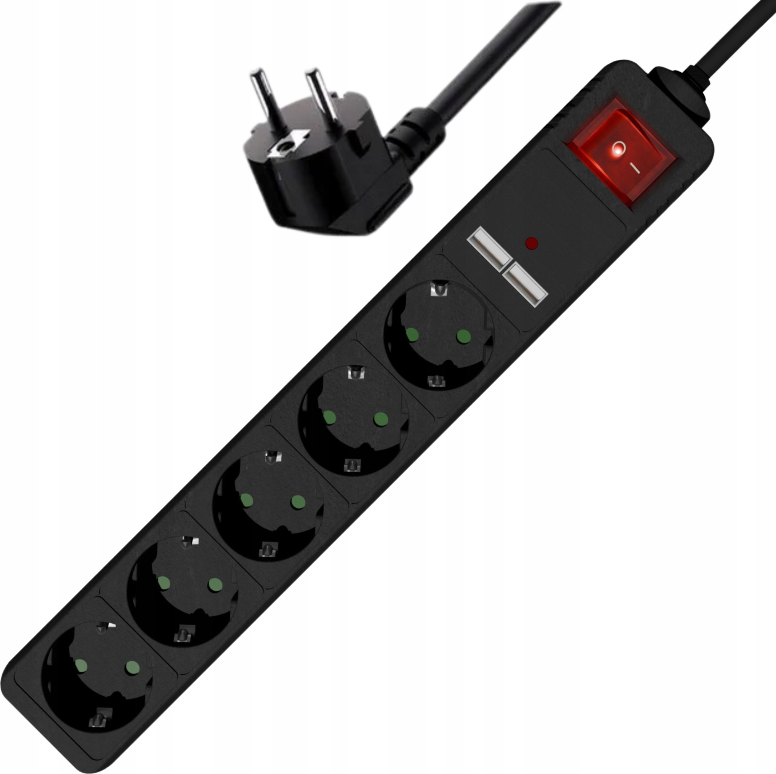 Zasilająca Gembird SPG5-U2-5-02 przeciwprzepięciowa z USB