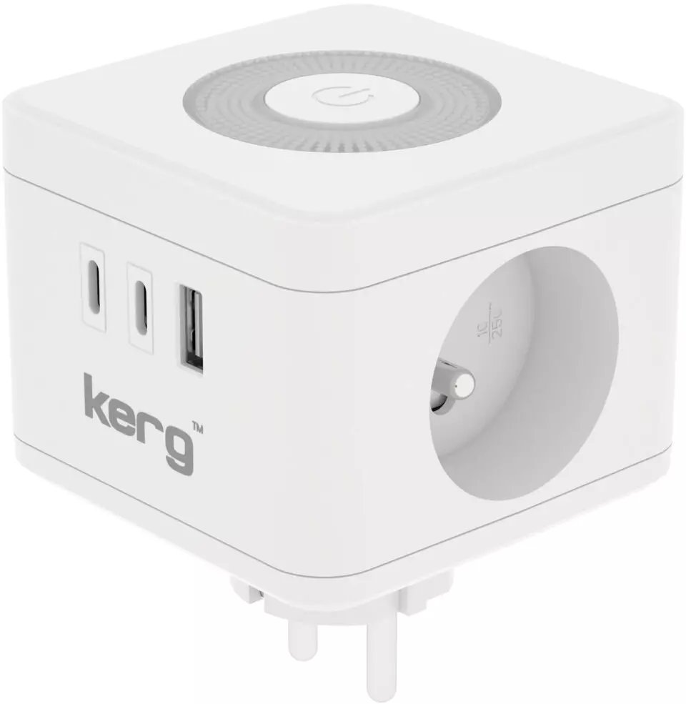 Zasilająca Kerg zasilająca 2-owa + USB-A+USB-C