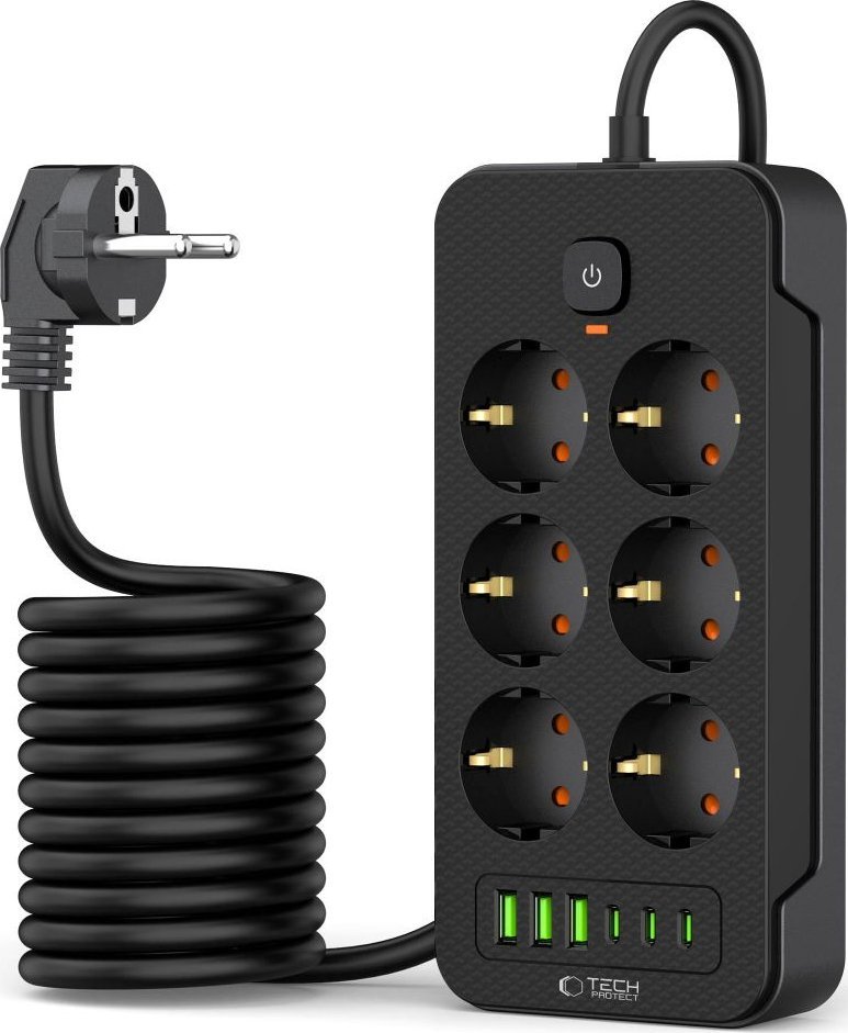 Zasilająca Tech-Protect 6  2 m  (5906302310586)