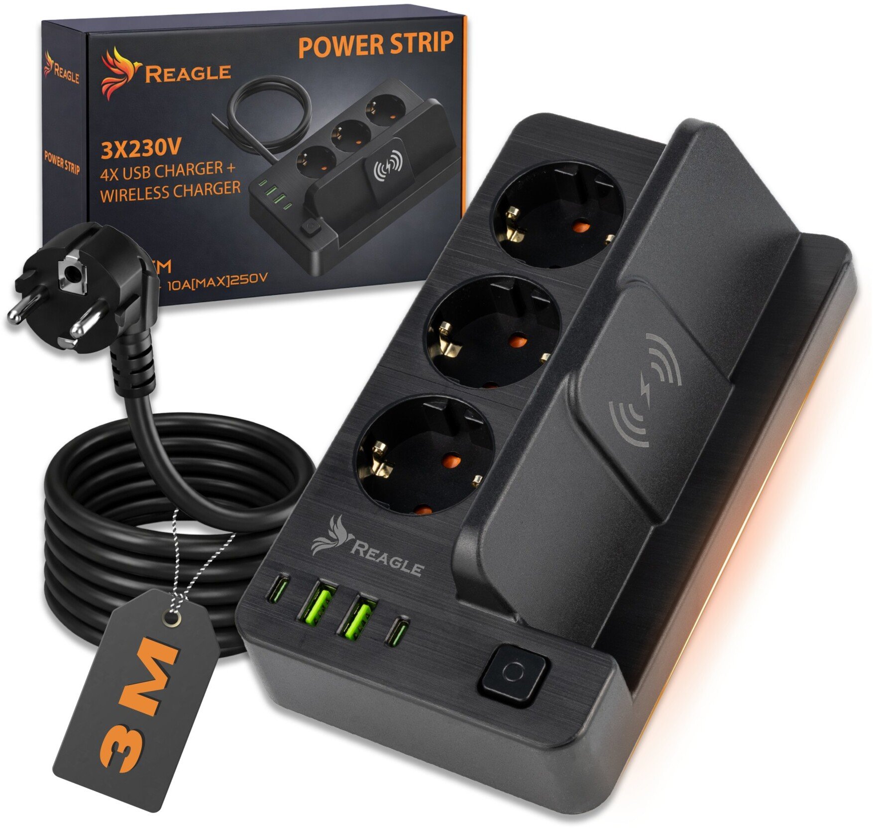 Zasilająca Reagle   zasilająca 3M USB C