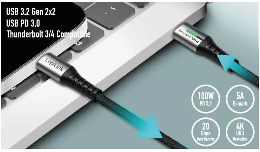 LogiLink USB 3.2 Gen2x2 Type-C