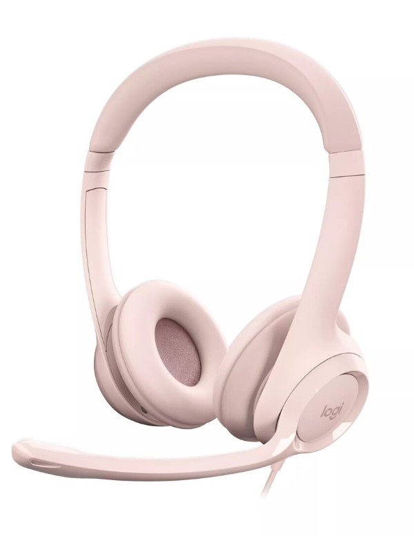 LOGITECH  H390 Corded Headset - ROSE