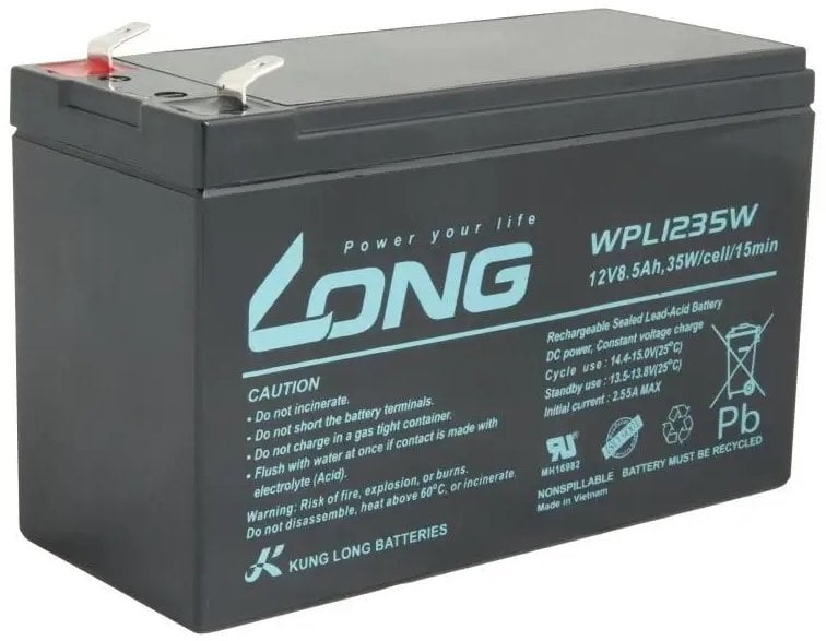 LONG  12V 8,5Ah F2 HighRate