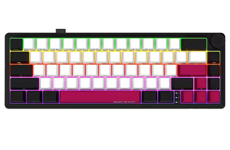 Klawiatura Lorgar KBP70MW Toxic Purple (LRG-KBP70MW-BK-US)