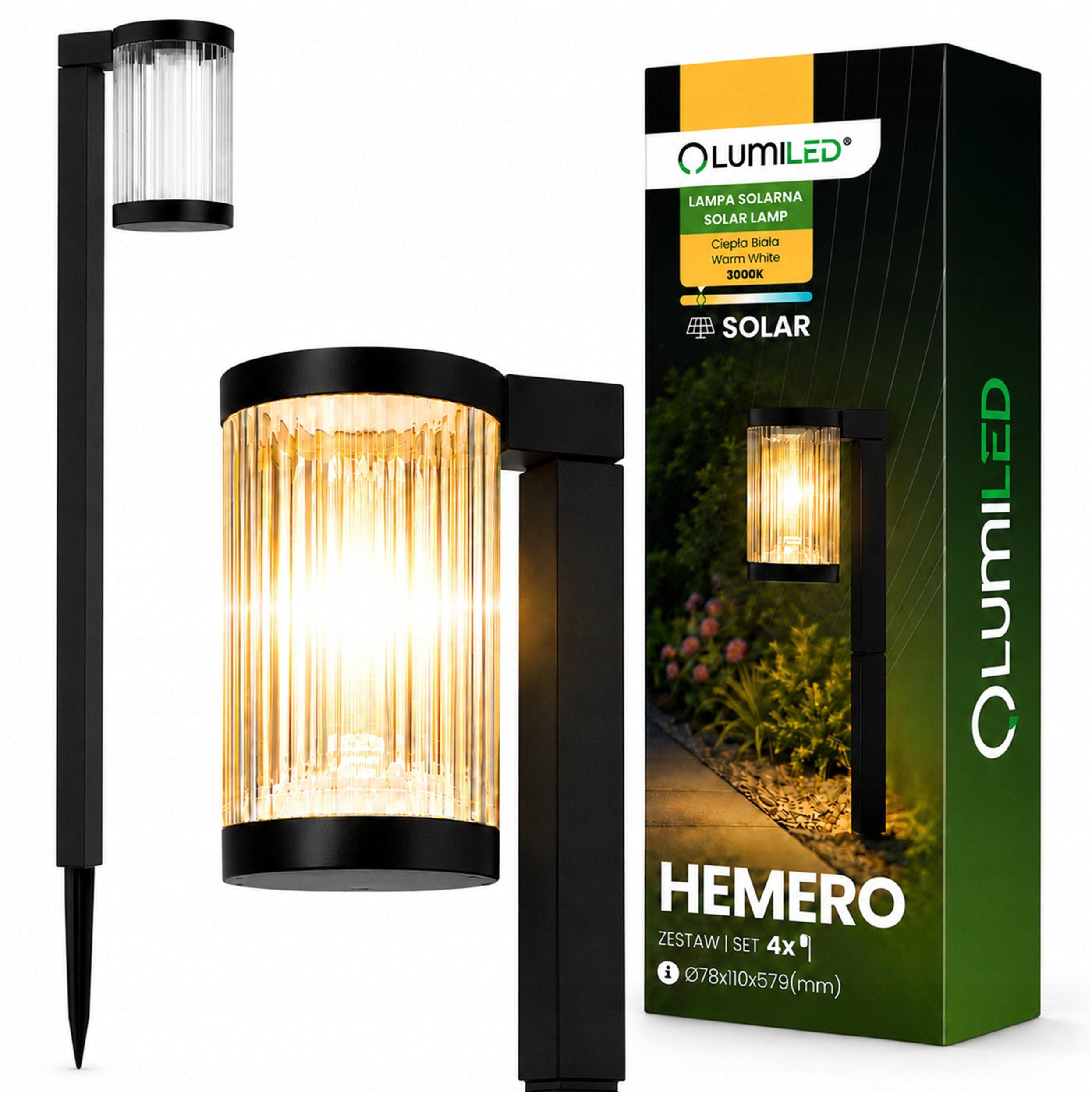 Lumiled  solarna wbijana HEMERO 3000K |