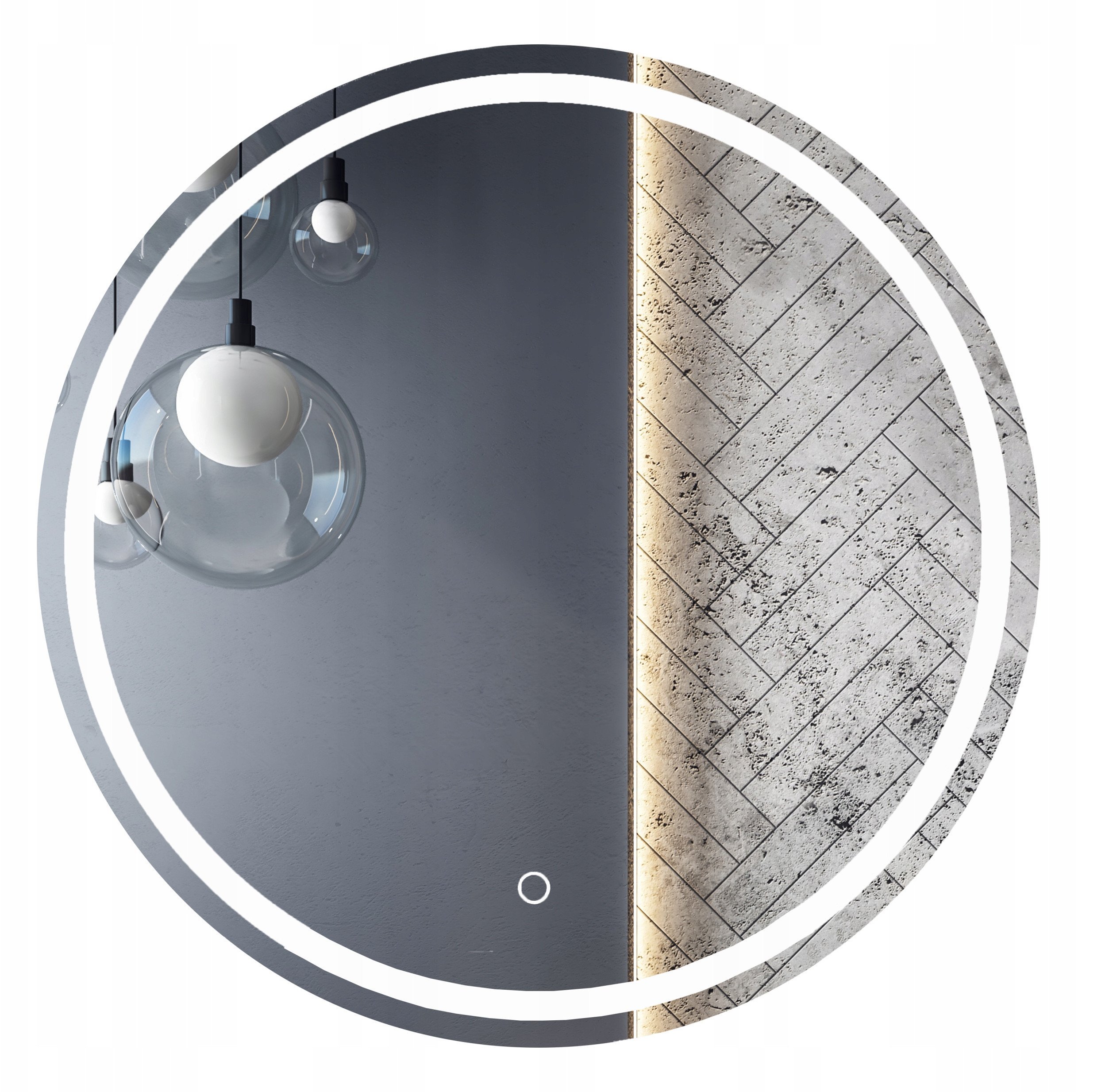 Tomix MIRROR ENLIGHTED LED OLJA ROUND