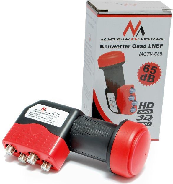 Maclean - Konwerter satelitarny QUAD 65dB