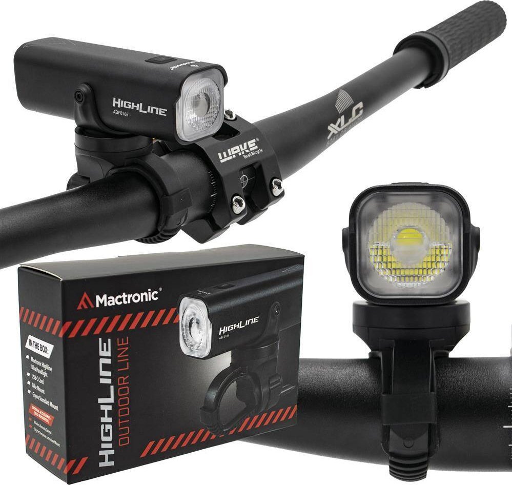 MacTronic 1000lm ładowany przedni   HIGHLINE ABF0166