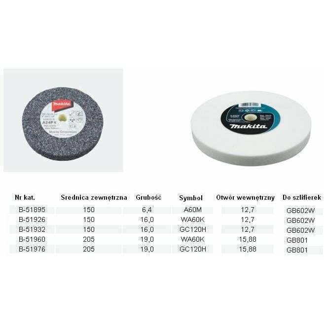 Makita   WA60K 150x16x12,7mm (MB-51926) |