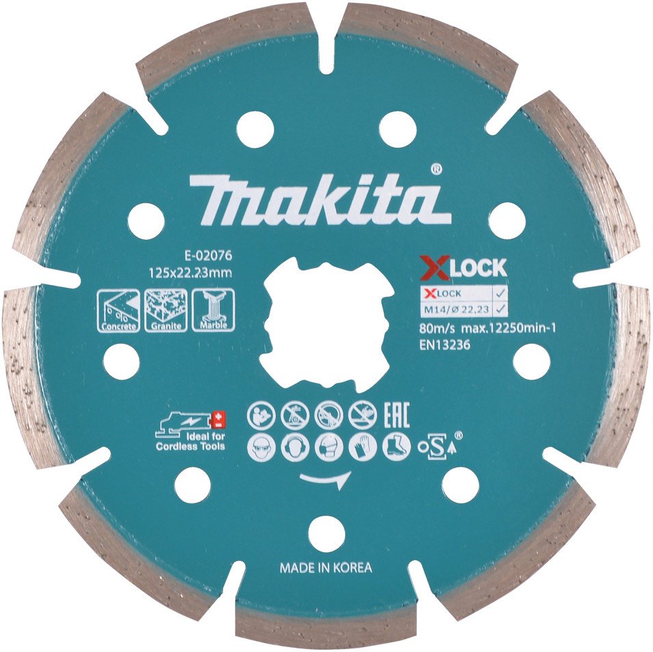 Makita Makita Diamantsch. 125mm X-Lock Beton
