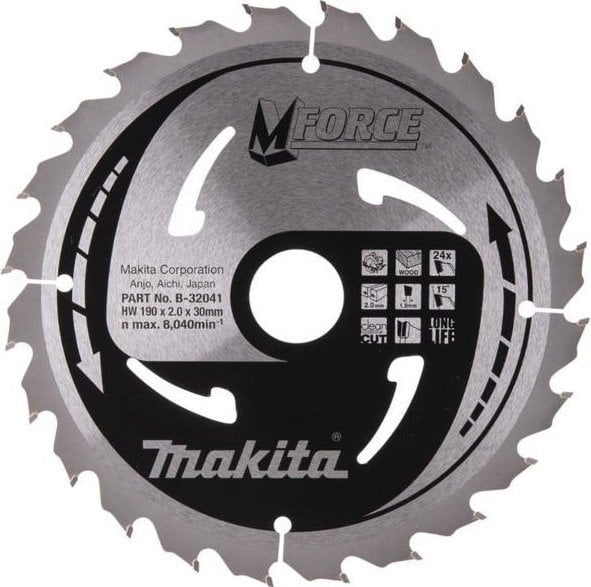 Makita 190*30MM M-FORCE 24Z | B-32041