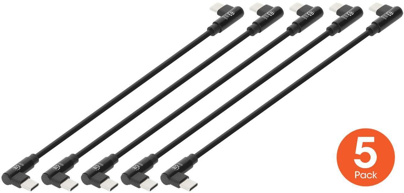 Manhattan Krótki Kabel ładujący USB-C 60W