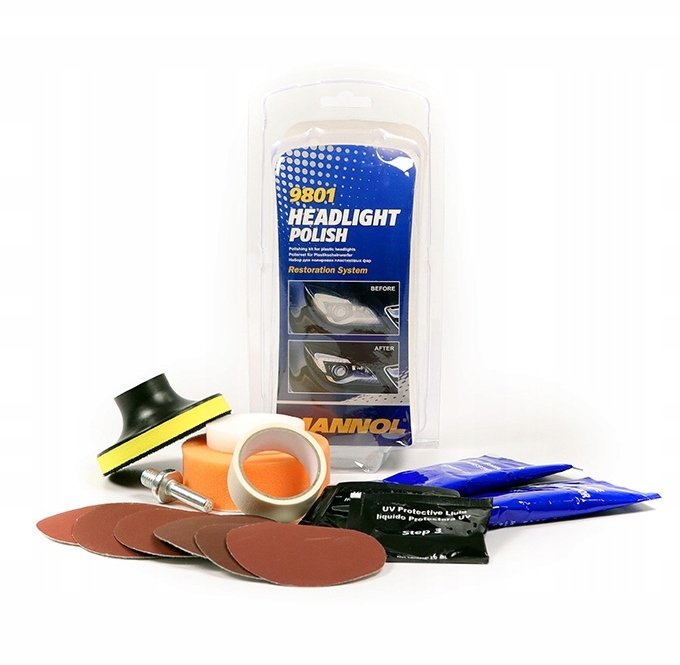 Mannol HEADLIGHT POLISH KIT 9801 |