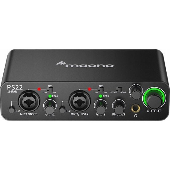 Maono Interfejs Audio Karta    Vlog 2x