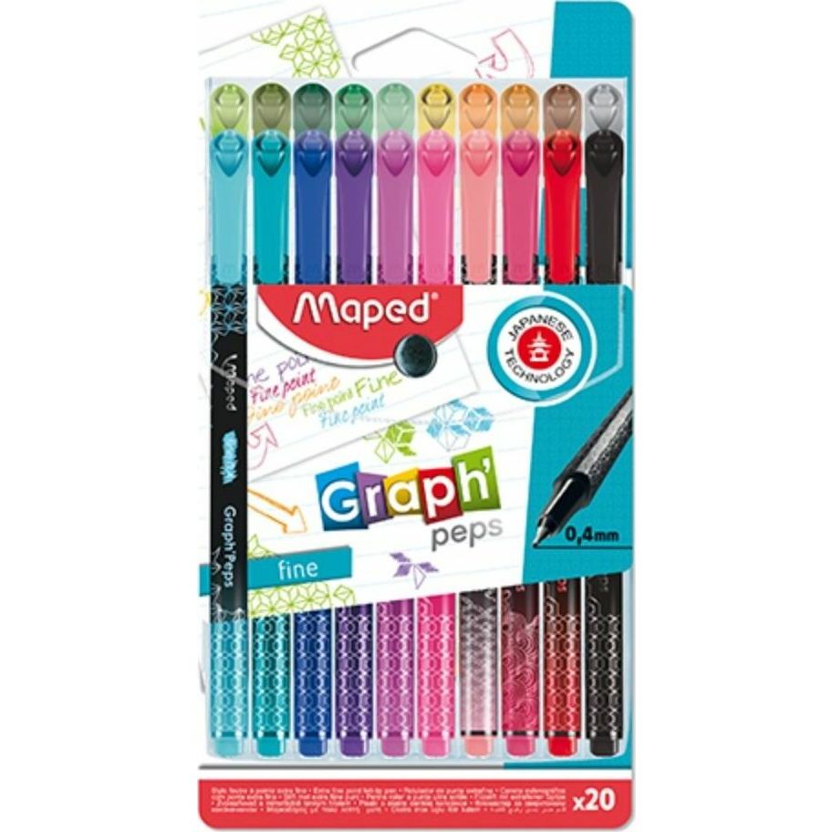 Maped Cienkopis Graph Peps Deco 20