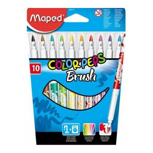 Maped Flamastry Colorpeps Brush 10 (175450)