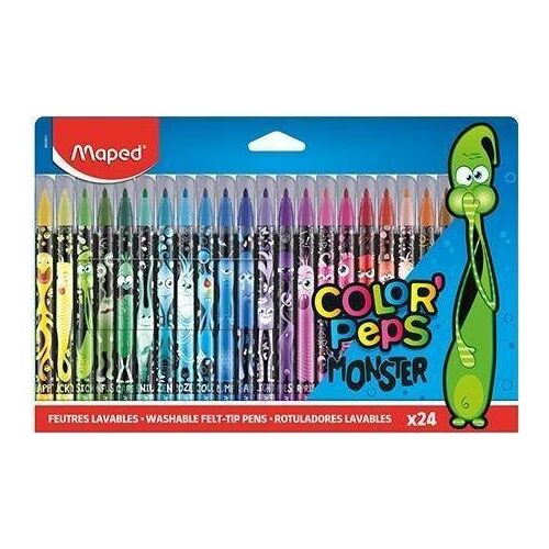 Maped Flamastry Colorpeps Monster 24 |