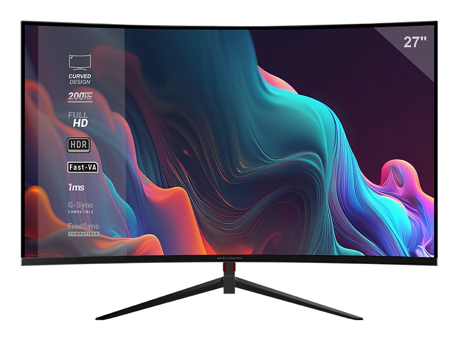 Mars Gaming MV27C 27" izliekts 1500R