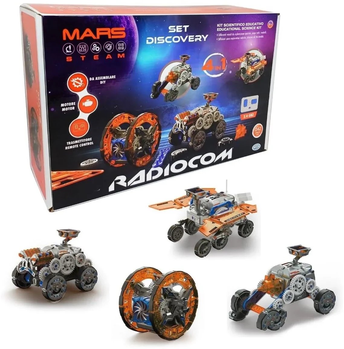 MARS TOY CONSTRUCTOR MARS RADIOCOM 4IN1