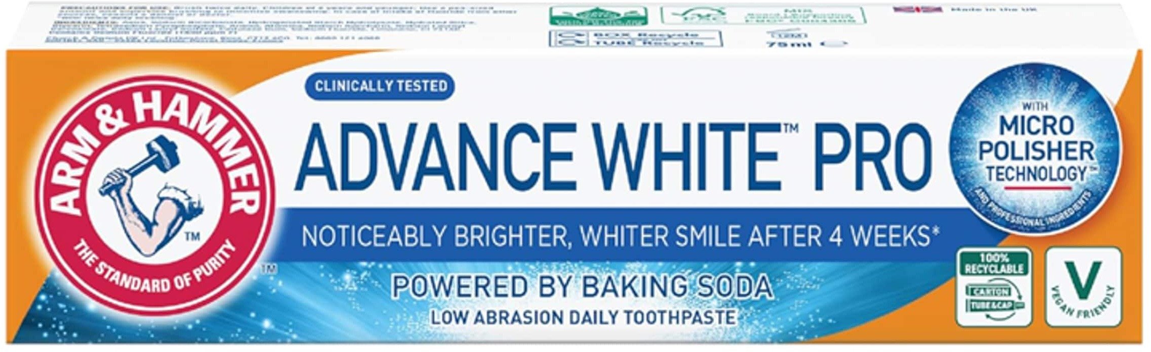 Marvis Arm & Hammer, Advance White
