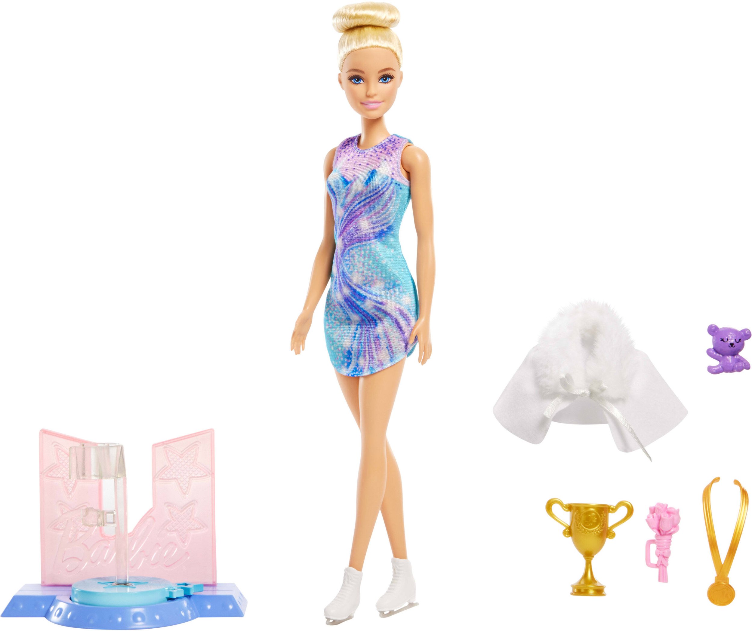 Mattel BRB BARBIE LYZWIARKA AKCESOSIA WB4