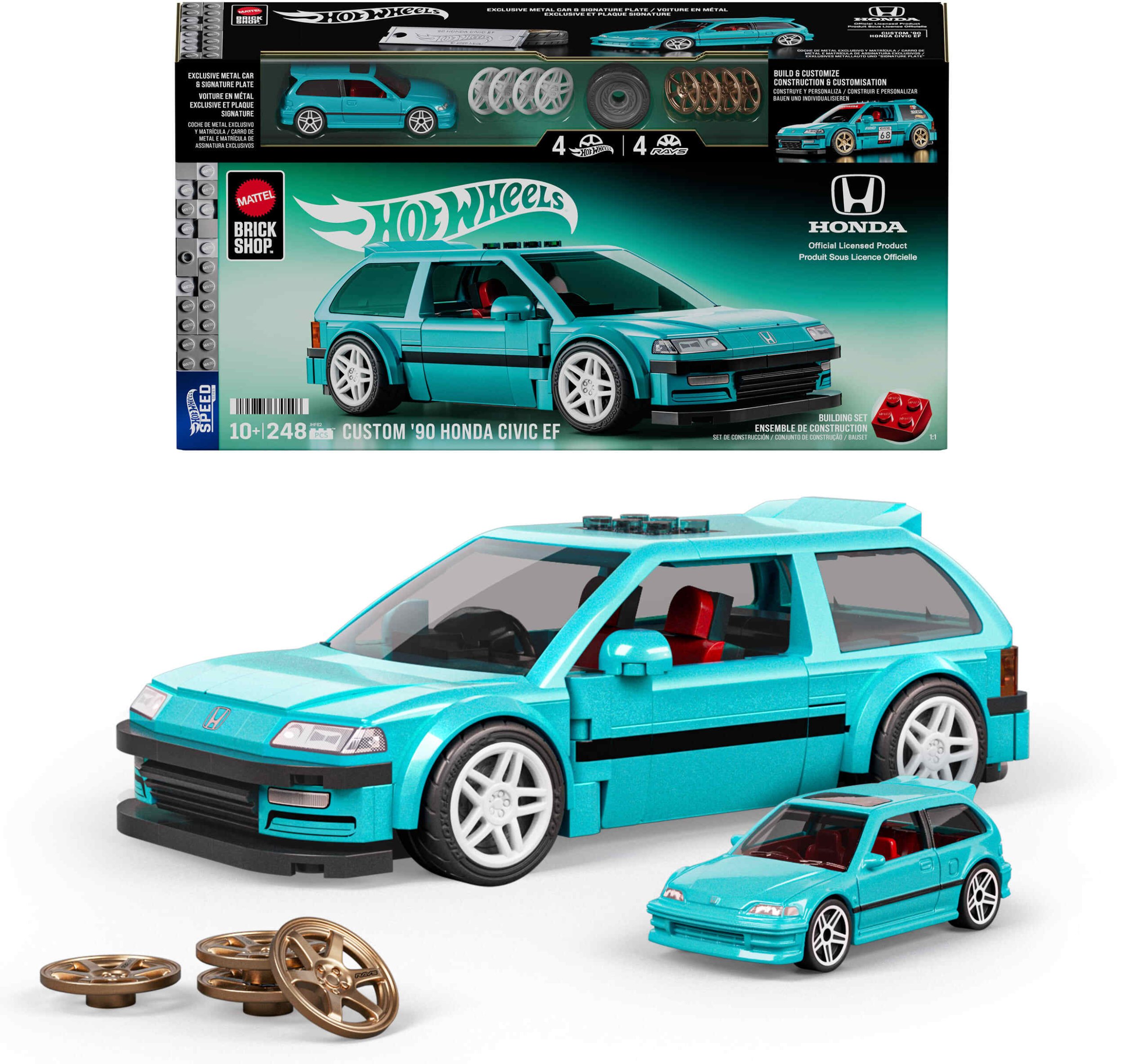 Mattel Brick Shop Hot Wheels -