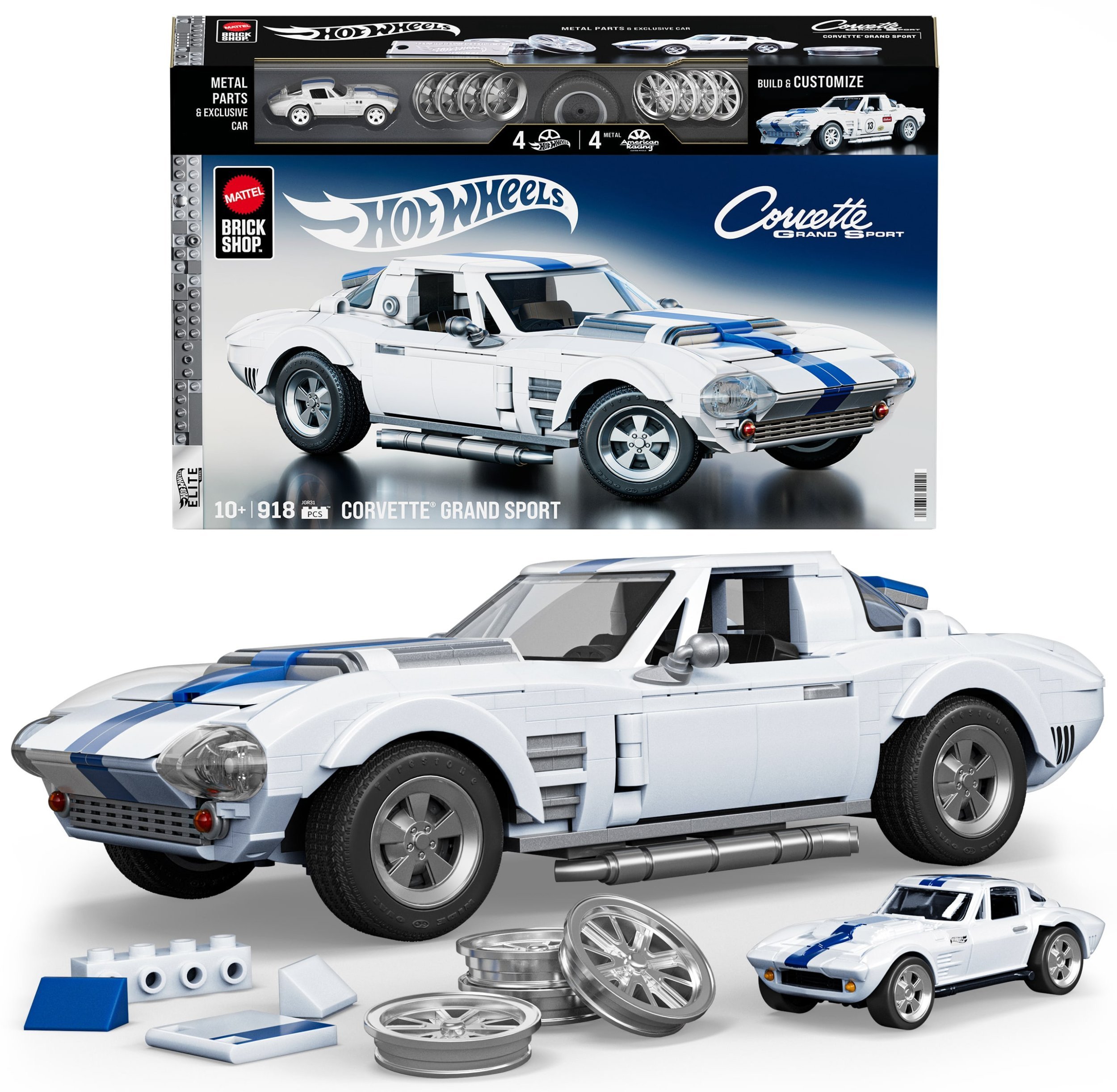 Mattel Brick Shop  Hot Wheels Elite