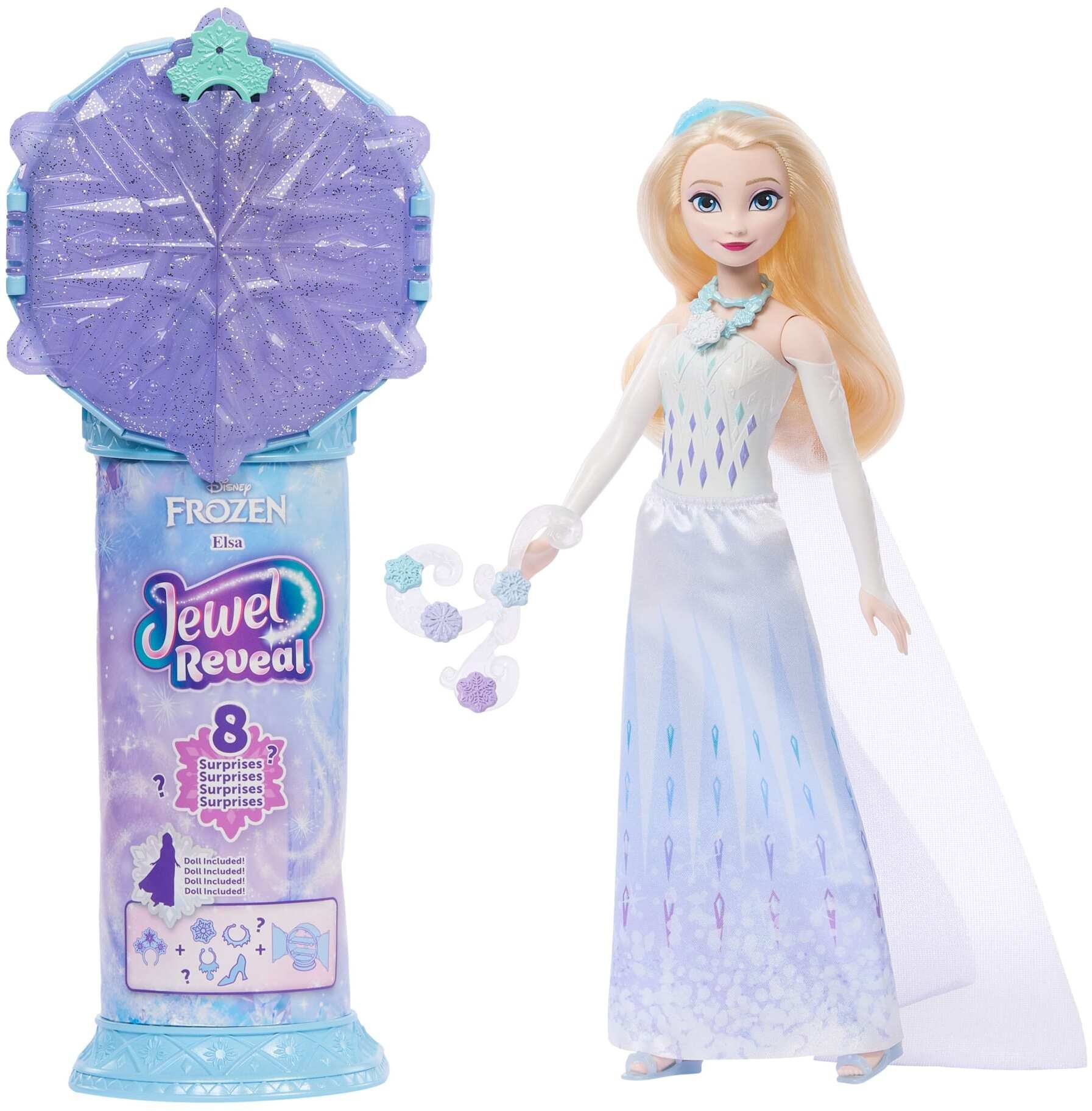 Mattel Disney Frozen Jewel Reveal Elsa
