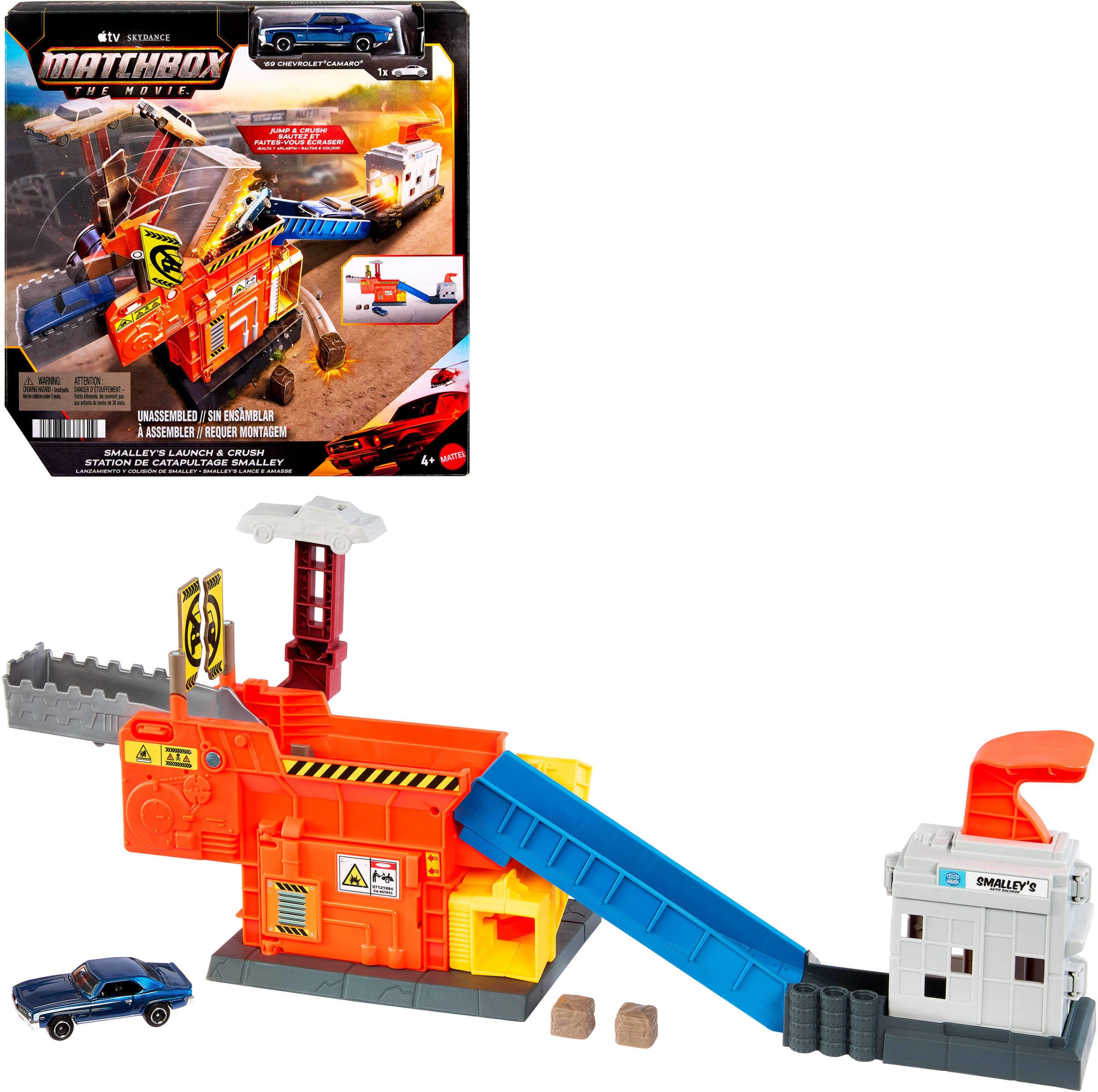 Mattel  do miażdżenia   Matchbox Movie Smalley`s