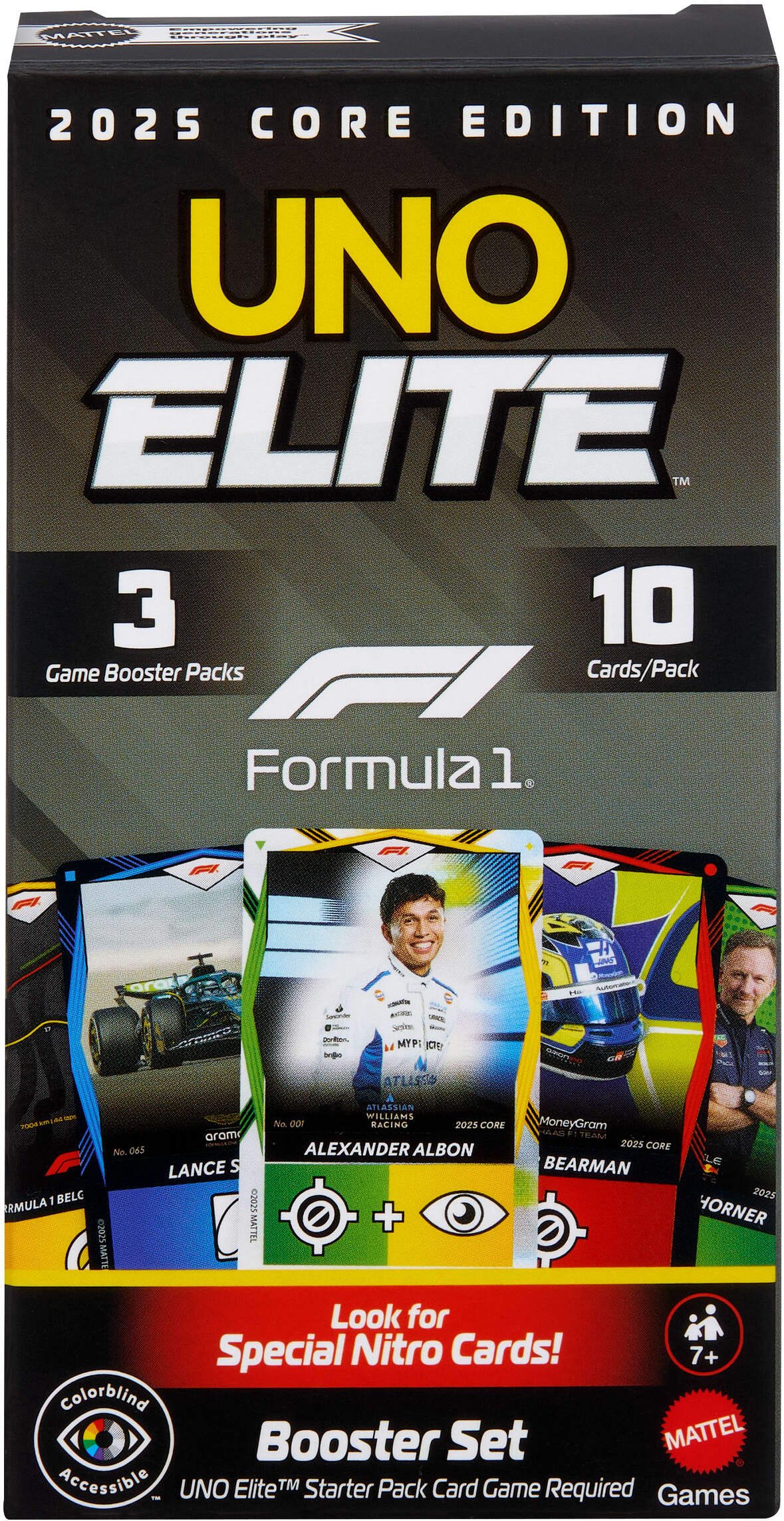 MattelMATTEL UNO FORMULA 1 BOOSTER DAT