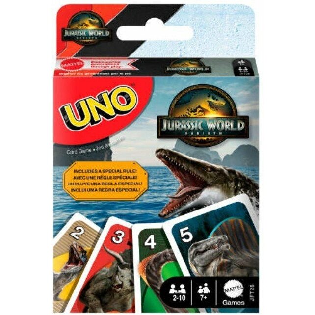 MattelUNO Jurassic World Rebirth | JFT28