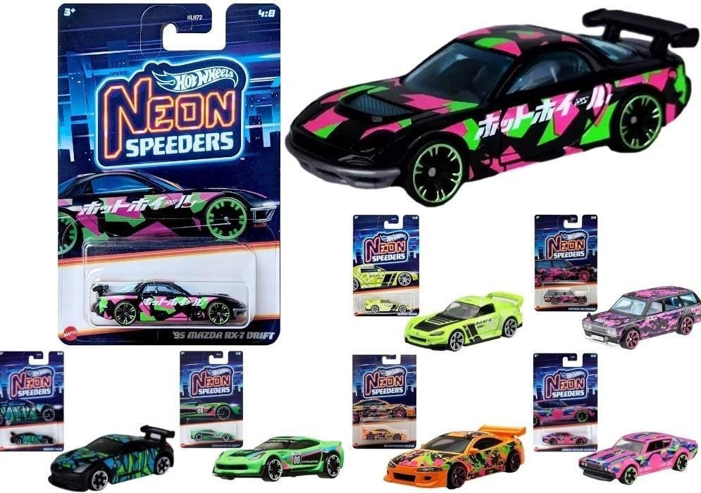 Mattel Hot Wheels Neon Speeders 1:64