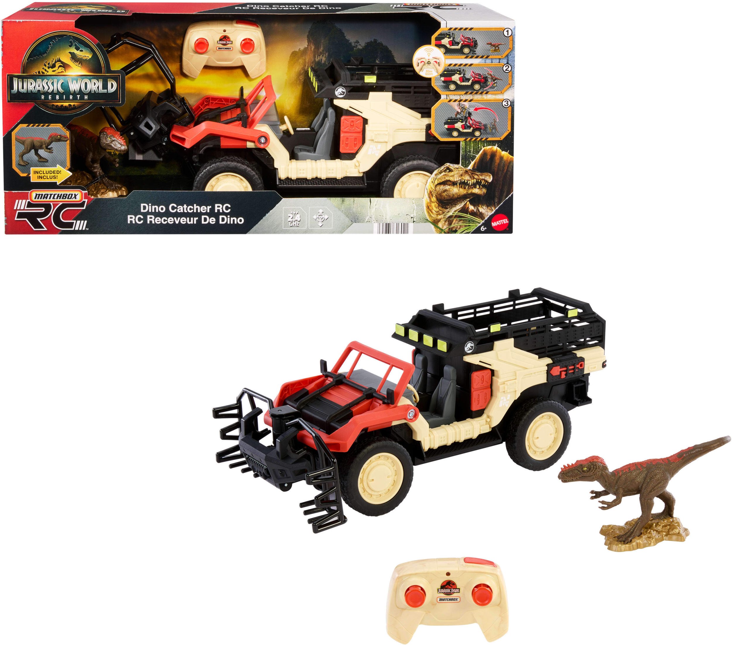 Mattel MB R/C JURASSIC DINO CATCHER