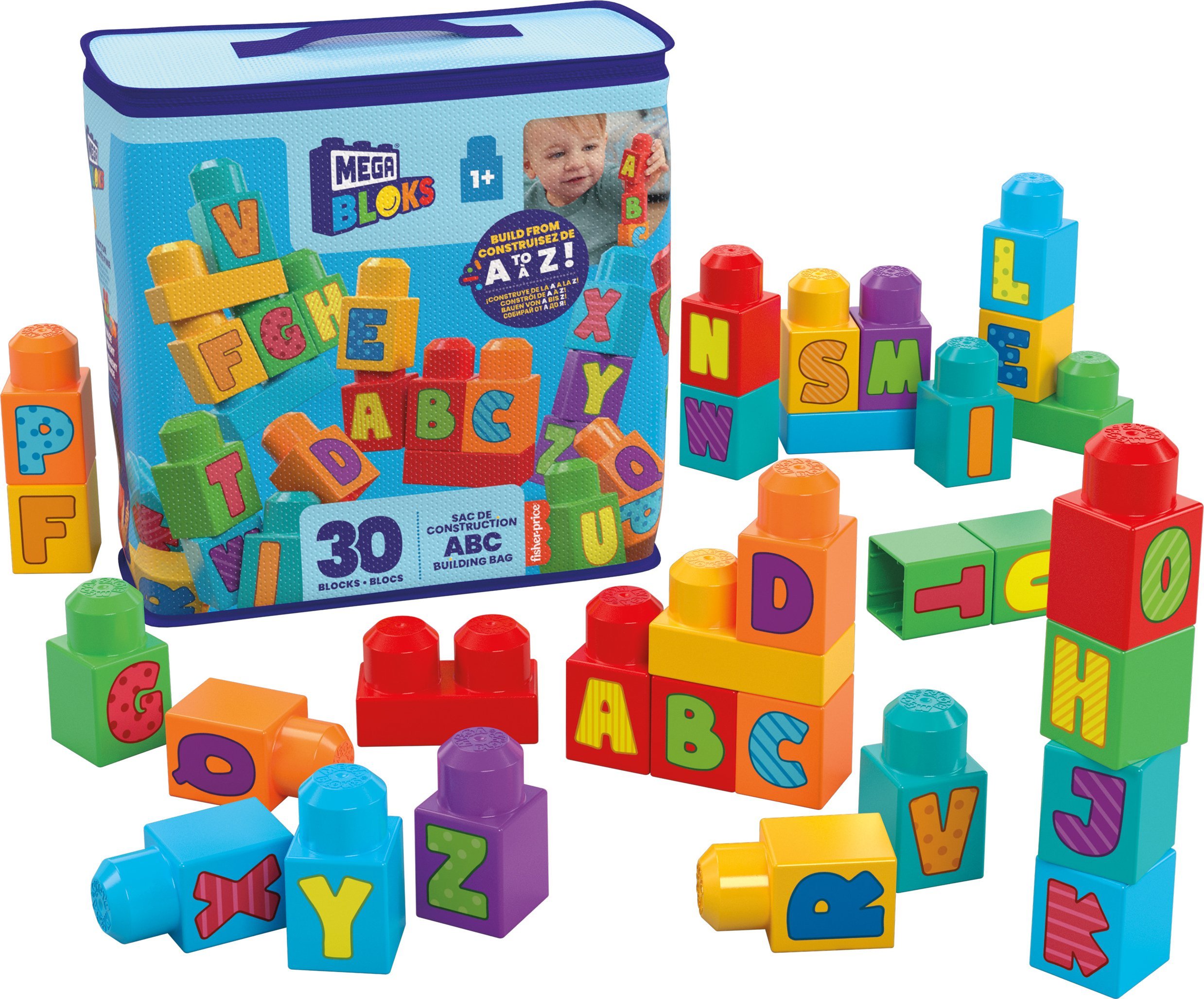 Mattel Mega bloks kaladėlių rinkinys ABC