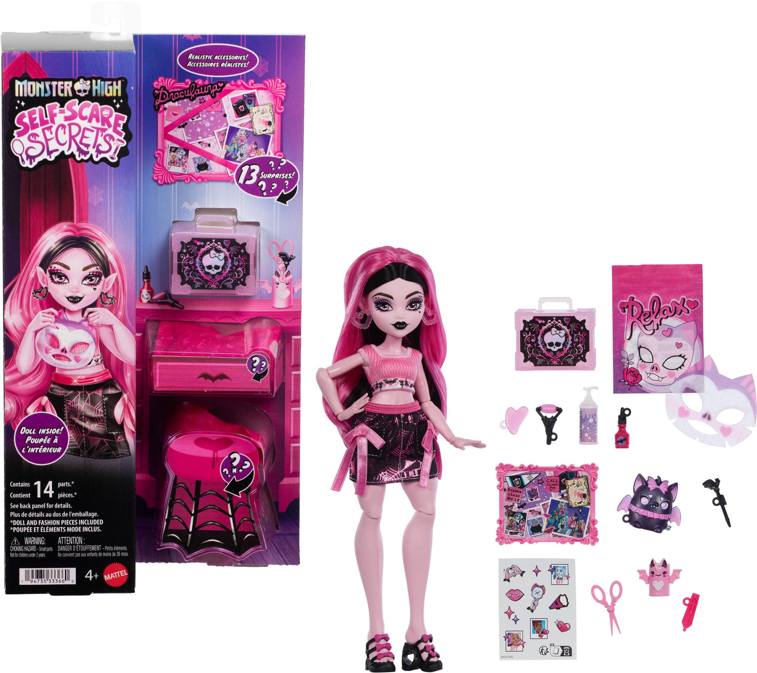 Mattel Monster High Straszyrelaks self-care Draculaura