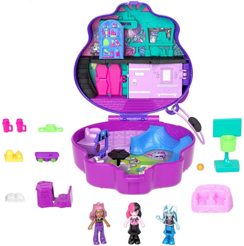Mattel Polly Pocket Monster High  Kompaktowy