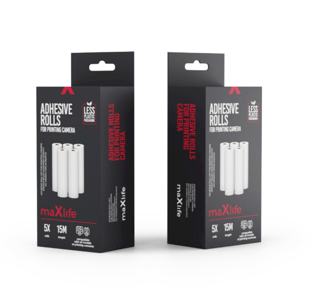 Maxlife Pašlīmējošo ruļļu  drukāšanas kamerai 3gb