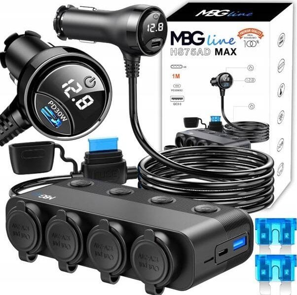 HYPERX-HEADSETS Mbg Line a zapalniczki 12v