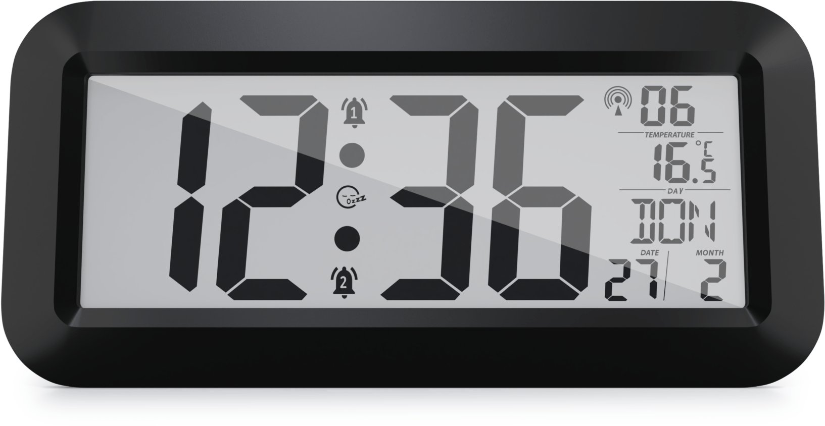 Mebus 14116 Digital RF Wall Clock