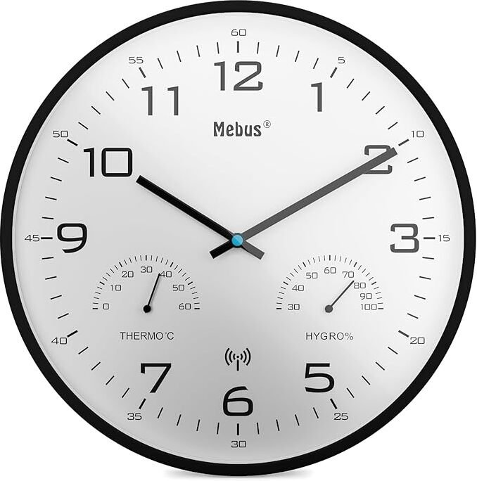 Mebus 52840 Radio Controlled Wall Clock
