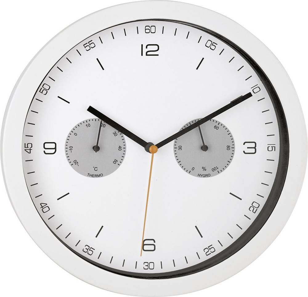 Mebus white Radio controlled Wall Clock