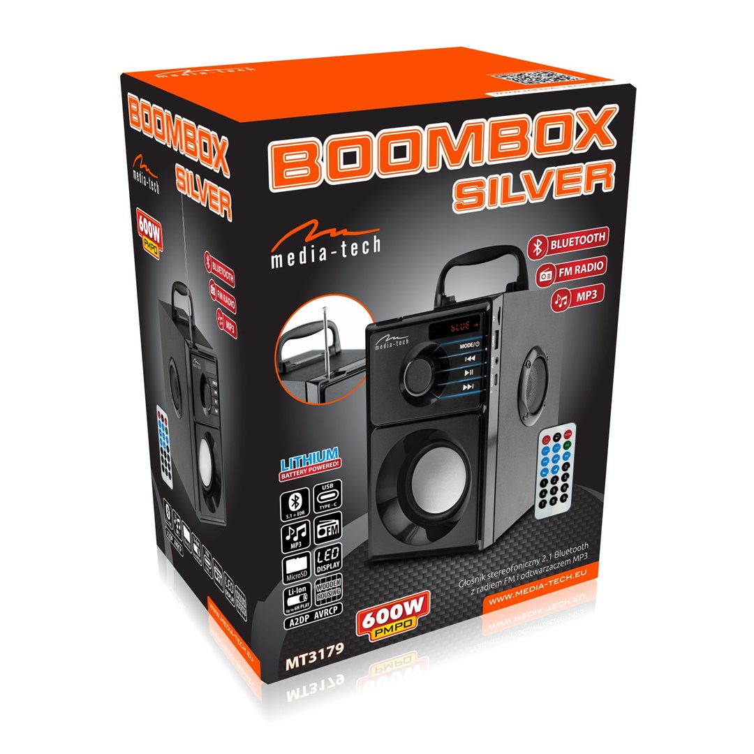 Media tech MEDIA-TECH WIRELESS BOOMBOX SPEAKER