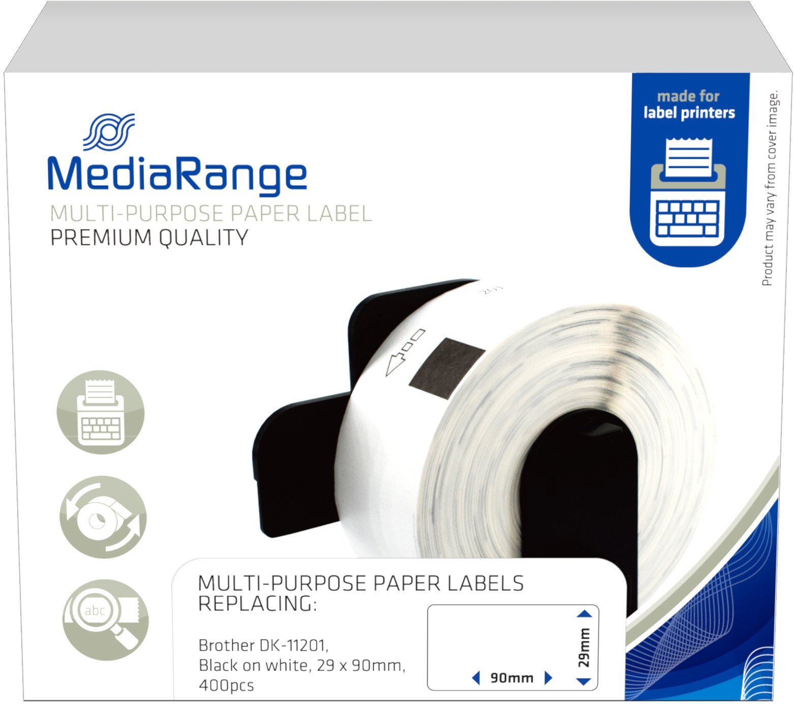 MediaRange ge  drukarska 29x90mm / Brother