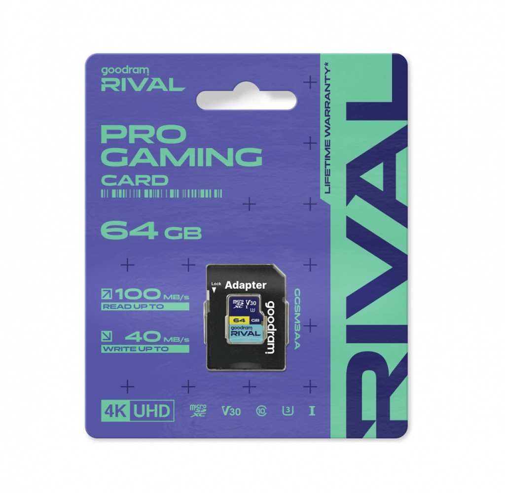 GOODRAM RIVAL M2AA 64 GB MicroSDXC