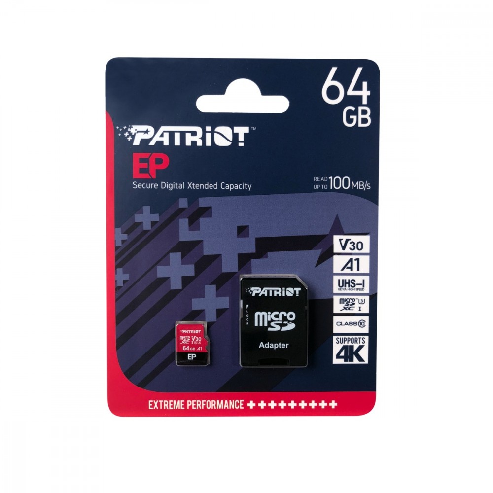 Karta Patriot EP Series MicroSDXC 64