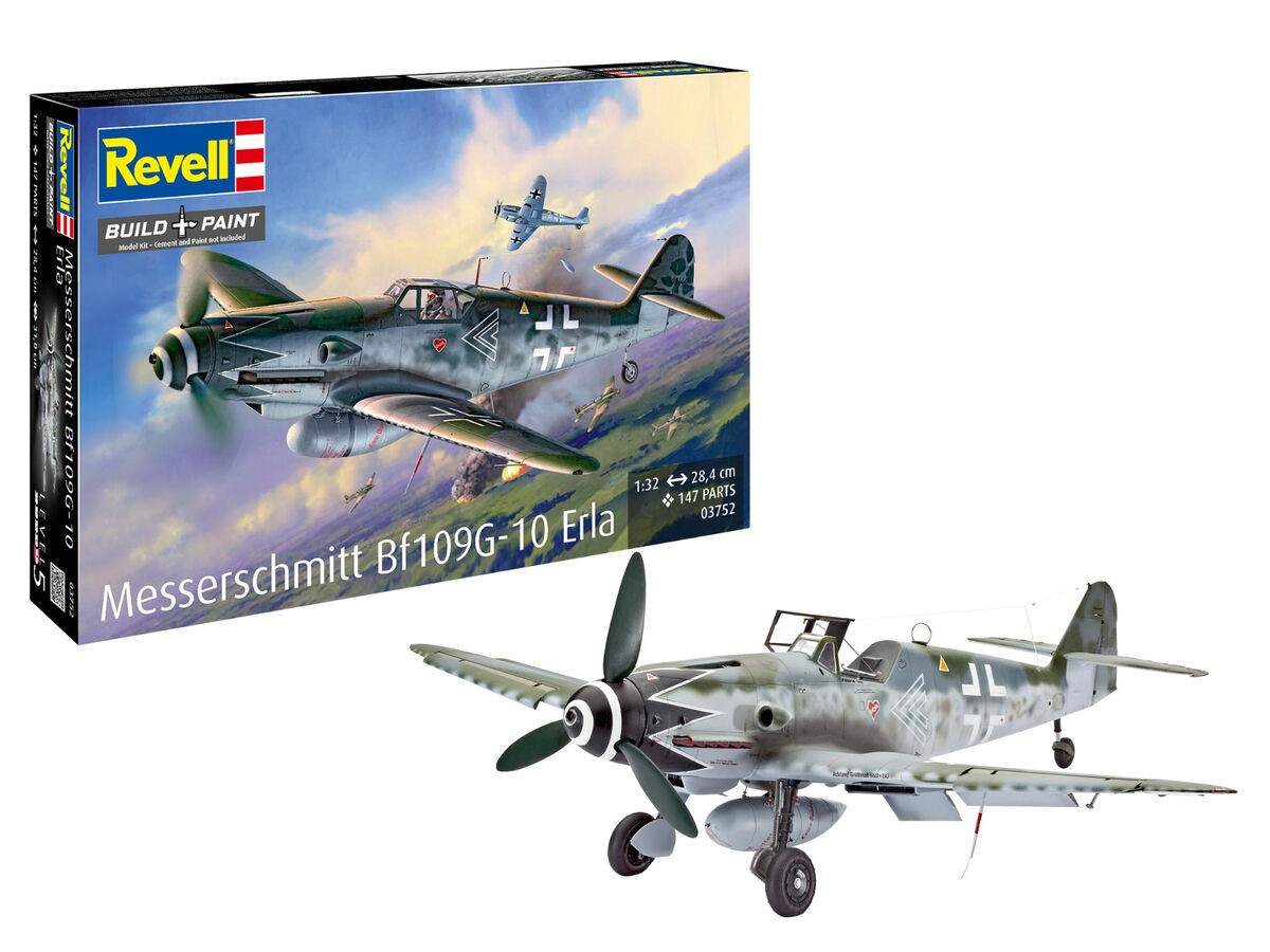 Revell Bf109G-10 Erla Plastic Model Aircraft