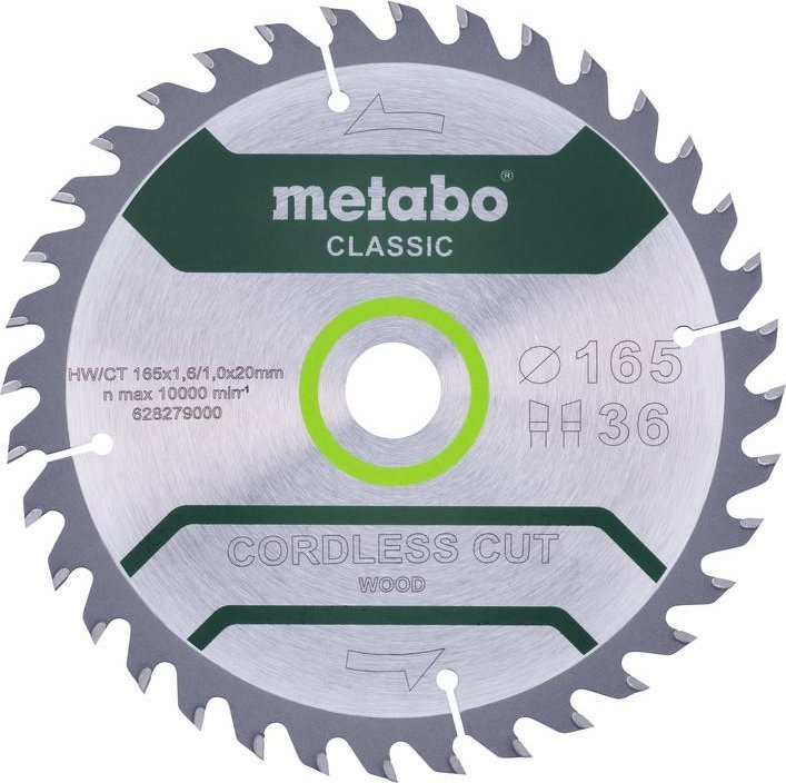 Metabo METABO  HW/CT 165x20x36z    CORDLESS CUT