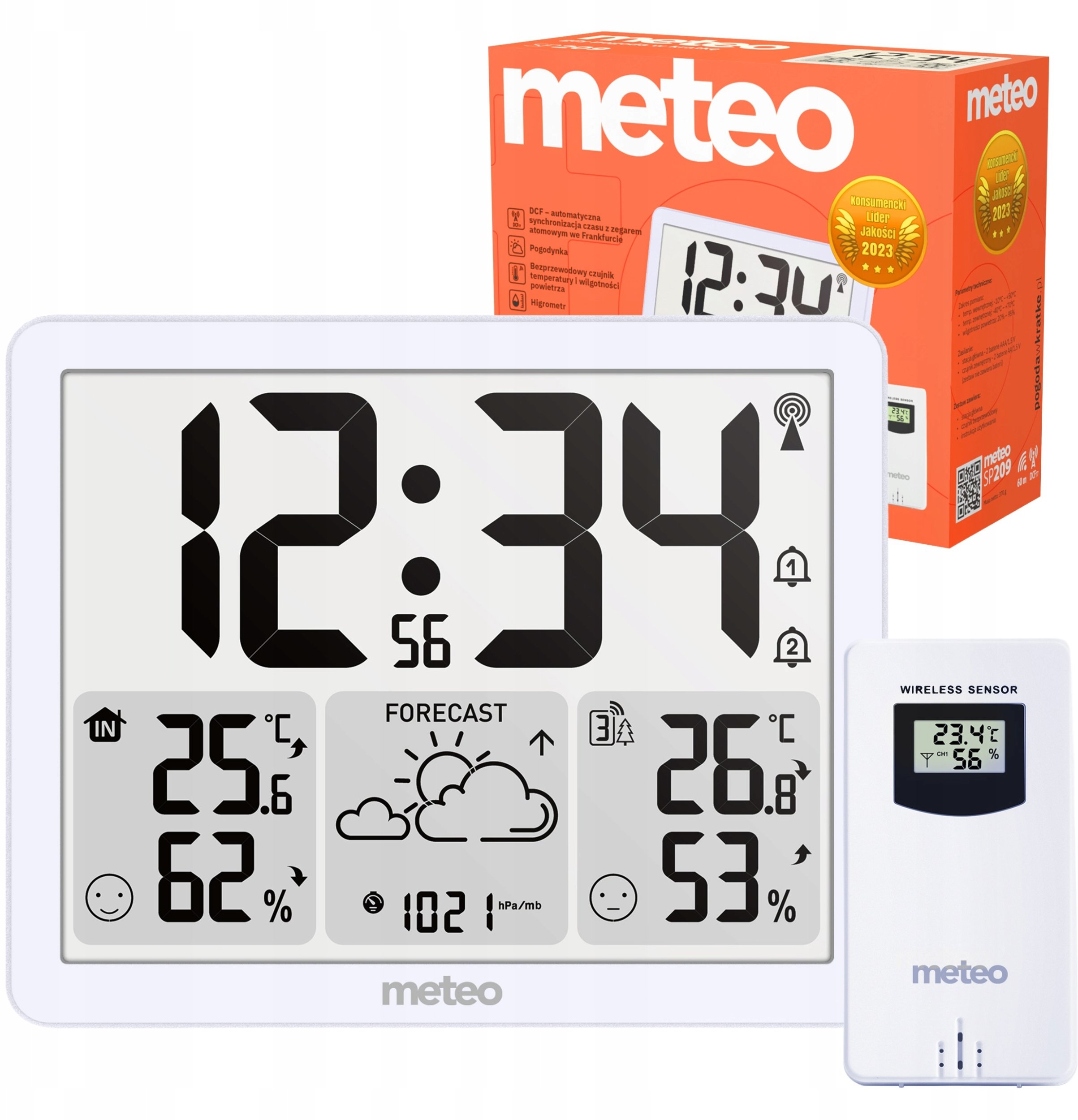 Meteo Meteo SP209 Barometr DCF Termometr